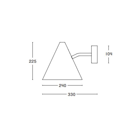 Tratten 壁灯 - rough copper - Örsjö Belysning