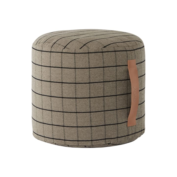 Grid pouf Ø40 cm - clay - OYOY