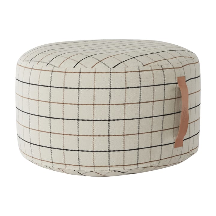 Grid pouf Ø65 cm - off 白色 - OYOY