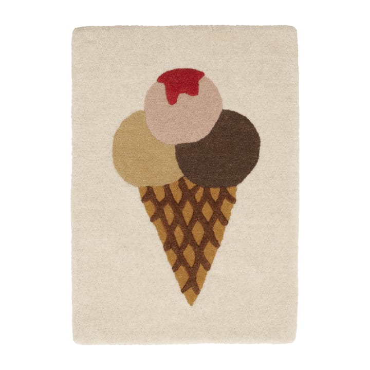 Ice Cream Tufted 儿童地毯 45x65 cm - Multi - OYOY