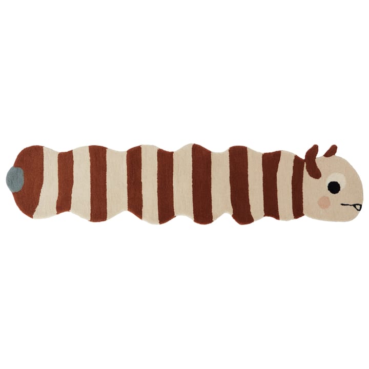 Leo larva 地毯  40x180 cm - Caramel-off 白色 - OYOY