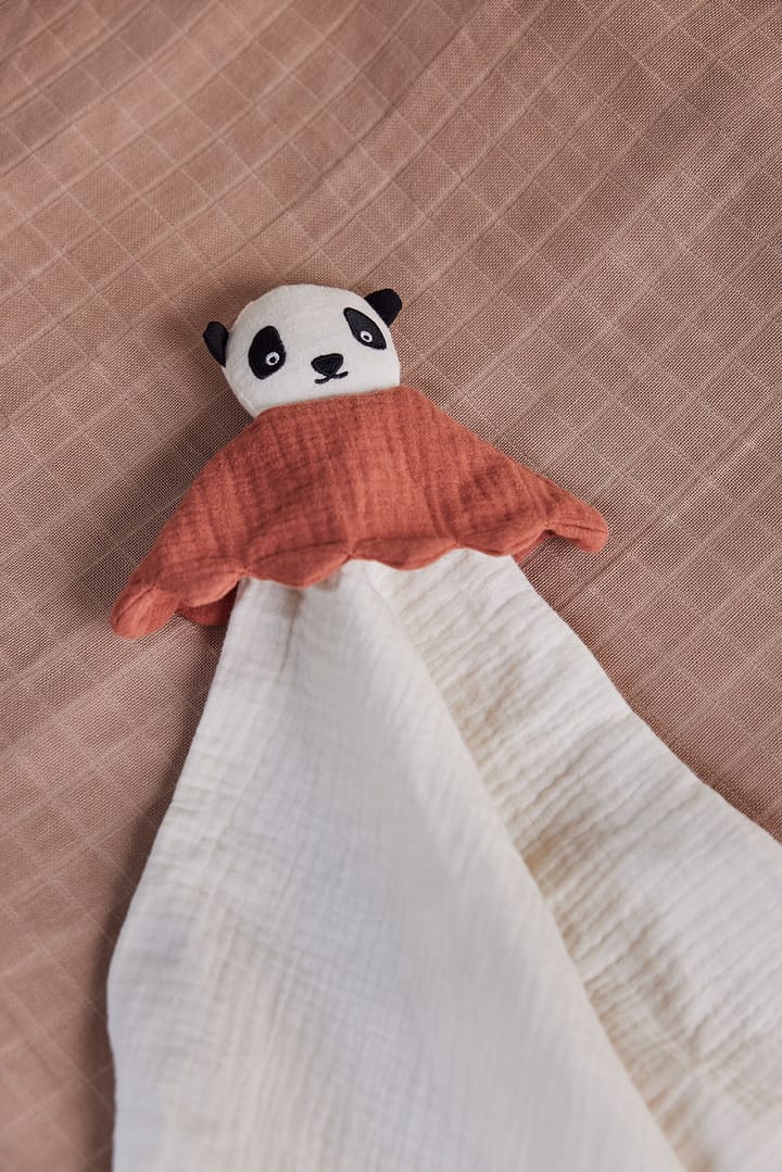 Lun Lun Panda 婴儿毯 40x40 cm - Off-white - OYOY
