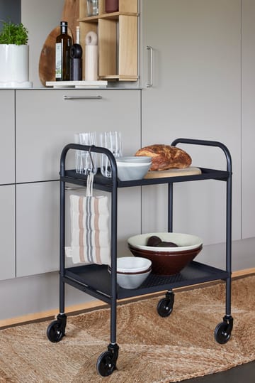 Maki trolley serving cart 小 - 黑色 - OYOY