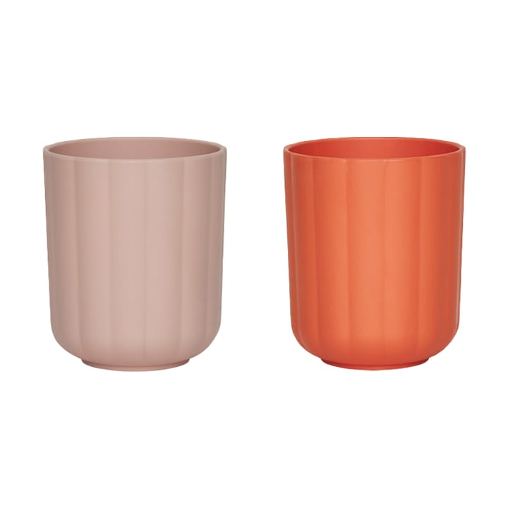 Pullo 杯子 两件套装 - 玫瑰色-apricot - OYOY