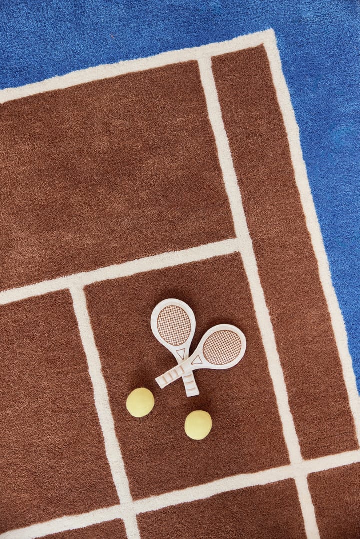 Tennis mat, Caramel-Optic 蓝色, 88x150 cm OYOY