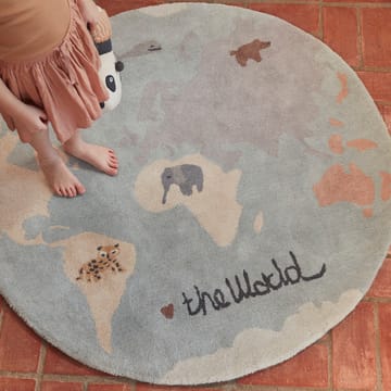 The World 儿童地毯  Ø120 cm - multi - OYOY
