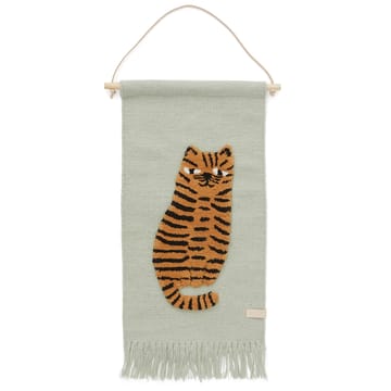 Tiger wall decoration 32x70 cm - 绿色 - OYOY