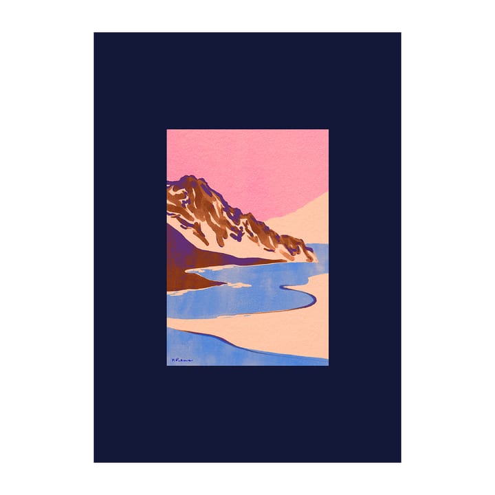 Blue Landscape 海报 - 30x40 cm - Paper Collective