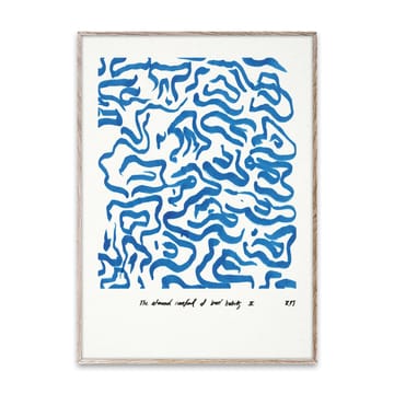 Comfort - Blue 海报 - 30x40 cm - Paper Collective