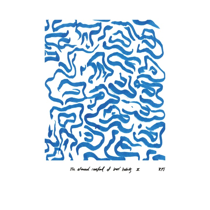 Comfort - Blue 海报 - 30x40 cm - Paper Collective