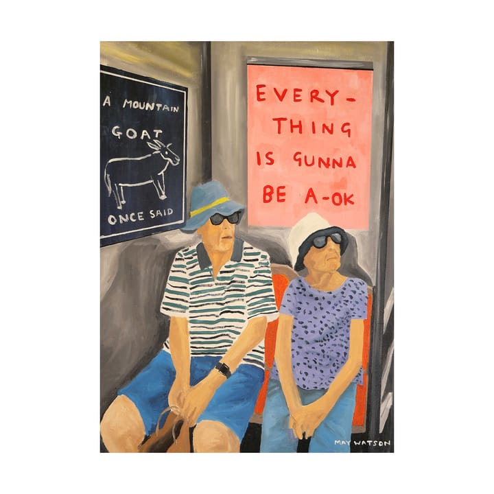 Everything Is Gunna Be OK 海报 - 50x70 cm - Paper Collective