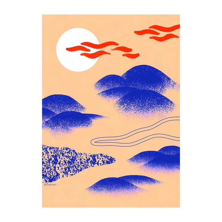Japanese Hills 海报 - 30x40 cm - Paper Collective