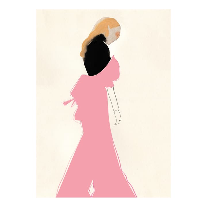 Pink Dress 海报 - 30x40 cm - Paper Collective