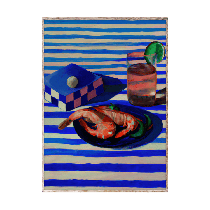 Shrimp & Stripes 海报, 50x70 cm Paper Collective