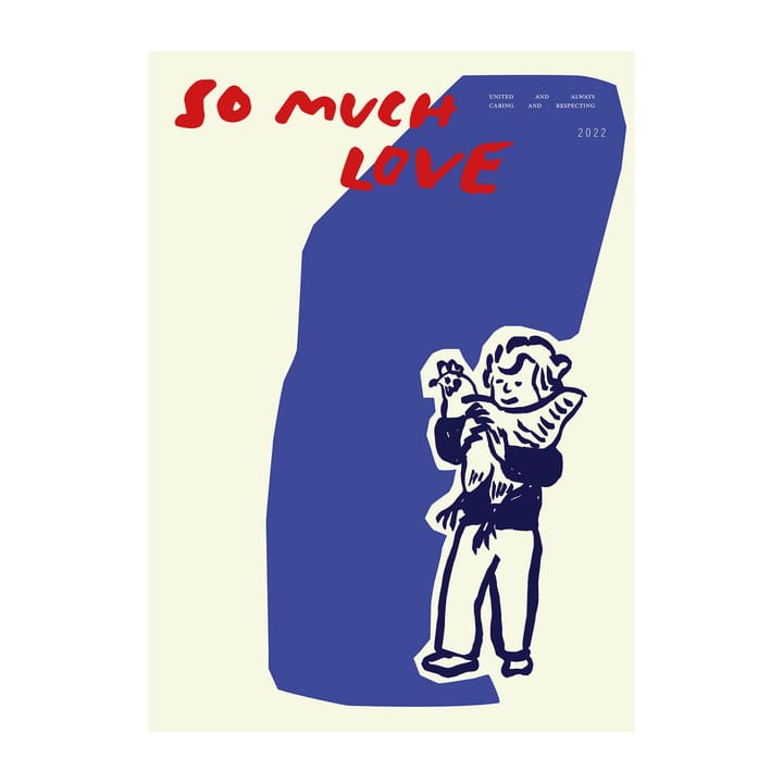 So Much Love Chicken 海报 - 30x40 cm - Paper Collective