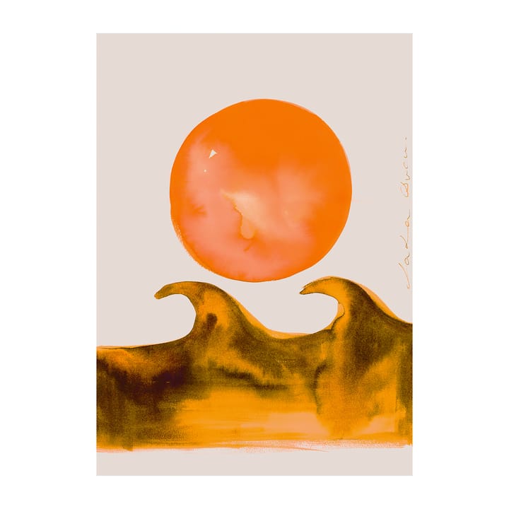 Sunset Waves 海报 - 30x40 cm - Paper Collective