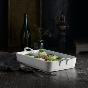 Toulouse lasagne 盘子 white with handle - 白色 - Pillivuyt