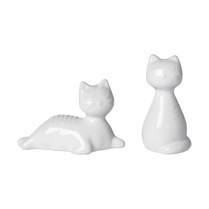 Cat salt & pepper mills - 白色 - Pluto Design