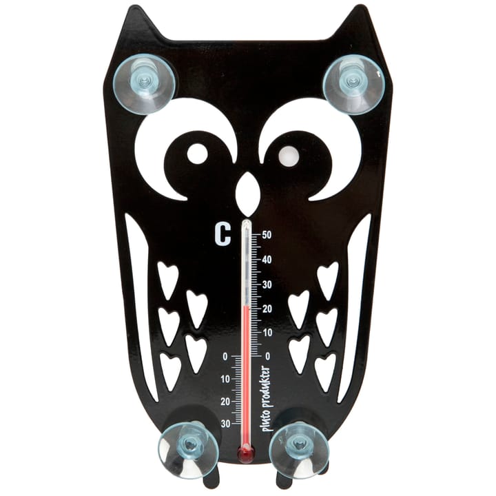 Owl thermometer - 黑色 - Pluto Design
