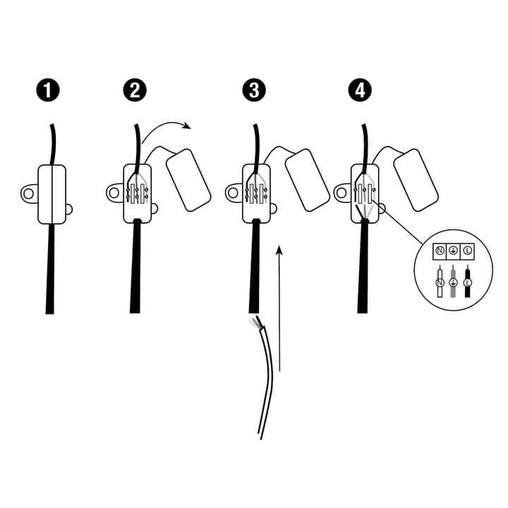 Ceiling connection not grounded - 白色 - PR Home