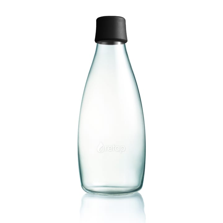 Retap glass bottle 0.8 l - 黑色 - Retap