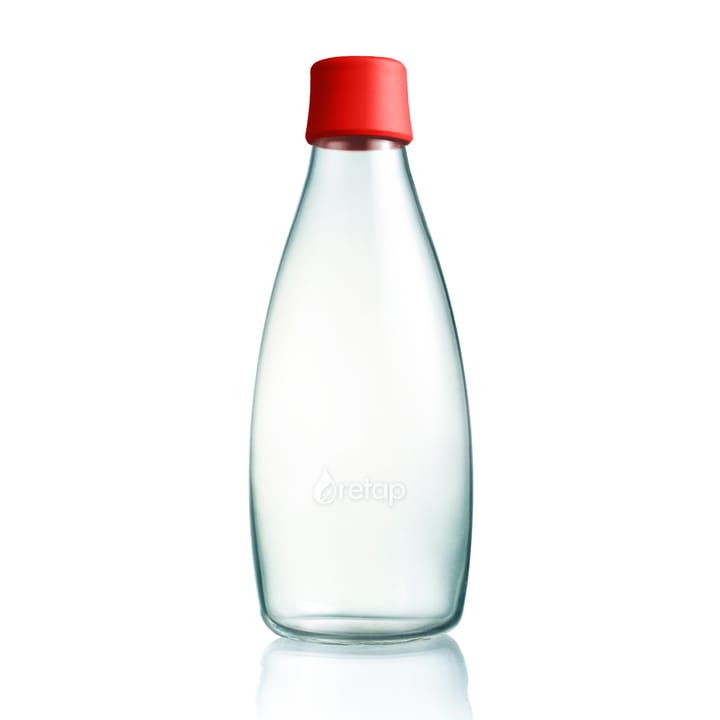 Retap glass bottle 0.8 l - 红色 - Retap