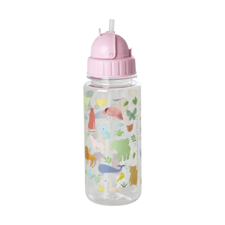 Rice 儿童 水瓶 45 cl - Sweet Jungle Print-Soft 粉色 - RICE
