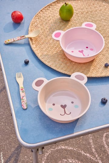 Rice bear-shaped melamine 碗 50 cl - 粉色 - RICE