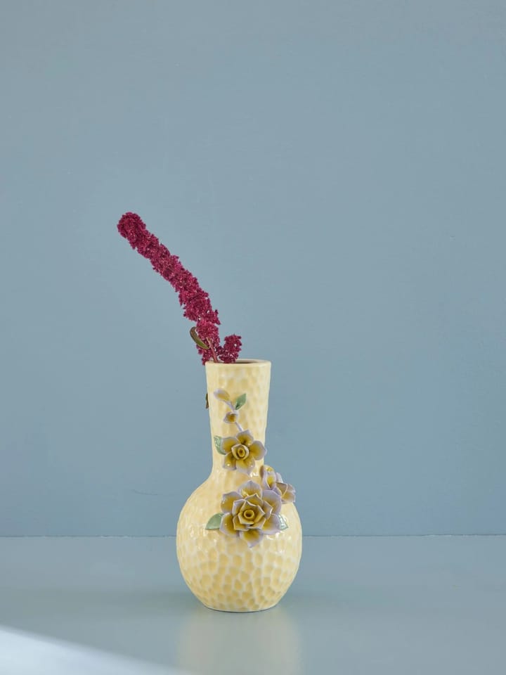 Rice Flower 雕塑 花瓶 25 cm - Cream - RICE