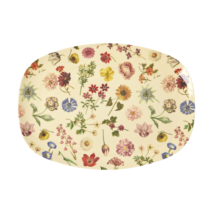 Rice melamine 盘子 22x30 cm, Floras Dream RICE