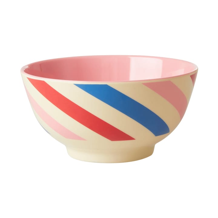 Rice melamine 碗 中 - Candy stripes - RICE