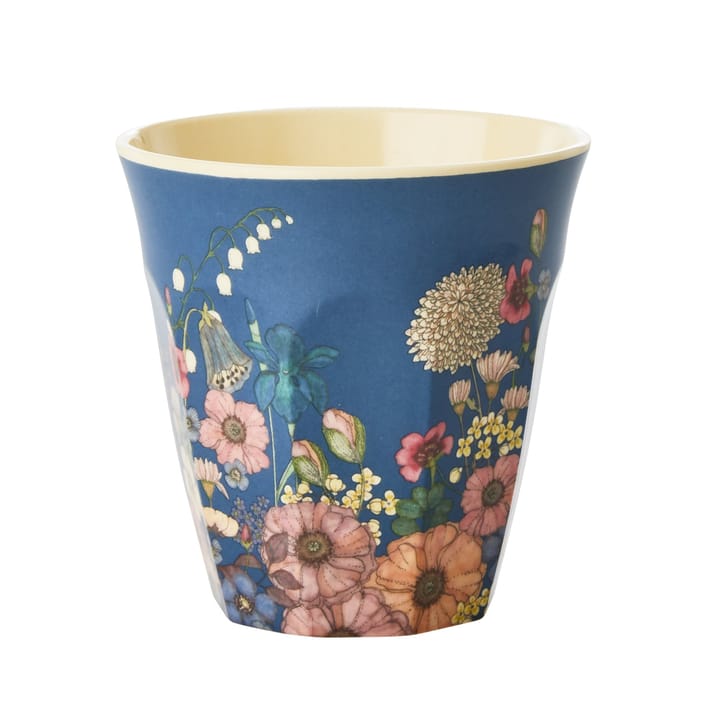 Rice melamine 杯子 中 - Flower collage - RICE