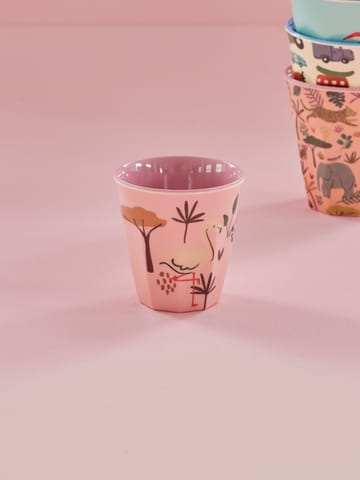 Rice 儿童 杯子 melamine - 粉色 Jungle Animal - RICE