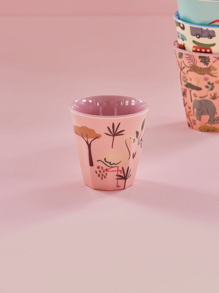 Rice 儿童 杯子 melamine - 粉色 Jungle Animal - RICE