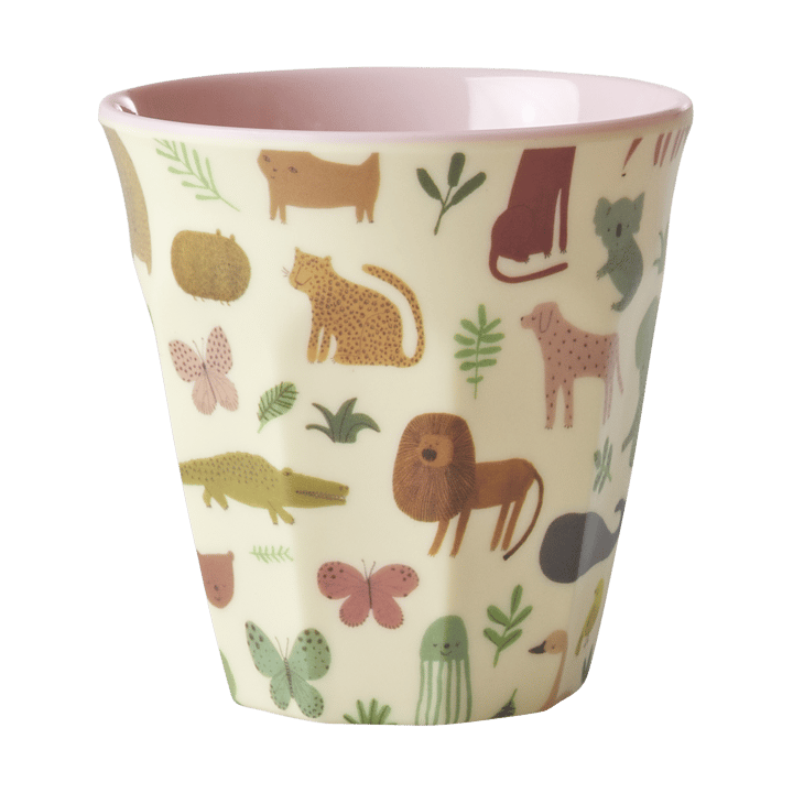 Rice 儿童 杯子 melamine - Sweet Jungle Print-Soft 粉色 - RICE