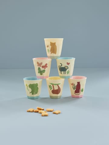 Rice melamine 杯子 小 六件套装 - Sweet Jungle - RICE