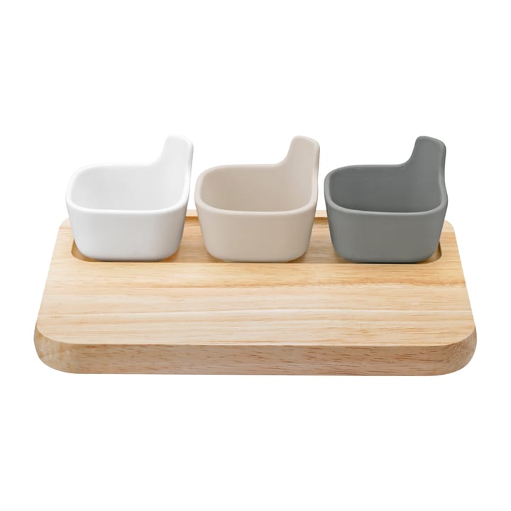 TAPAS serving set - 白色-米色-灰色 - RIG-TIG