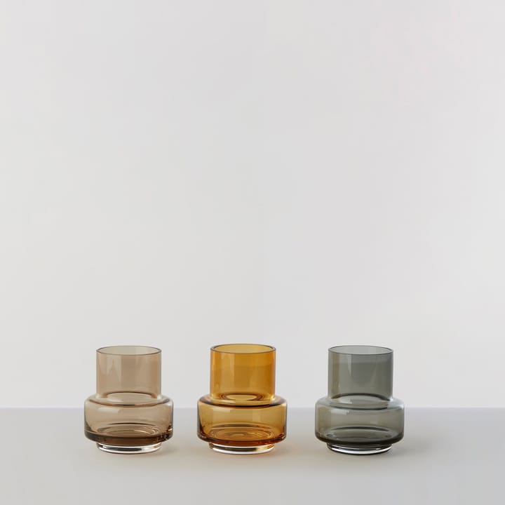 Hurricane tea light no. 25, Smoked 灰色 Ro Collection