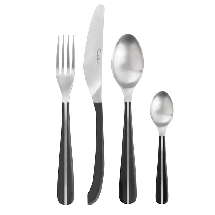 Contour 餐具 cutlery 24 pieces, 黑色 Robert Welch