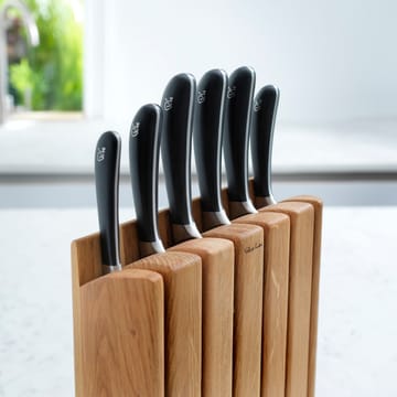 Signature Book Oak 刀座  set 7 pieces - oak - Robert Welch