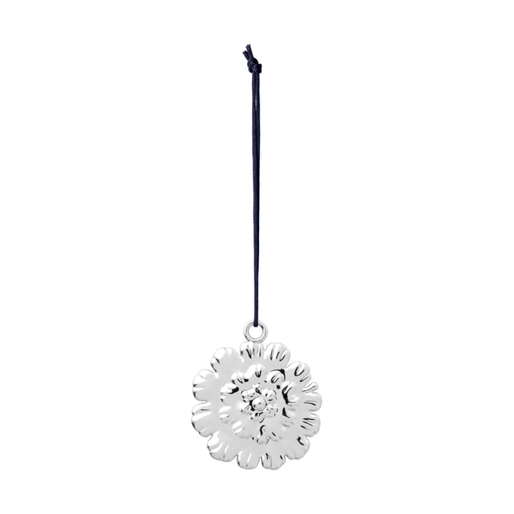 Ball flower Christmas 装饰品 6.5 cm - 银色-plated - Rosendahl