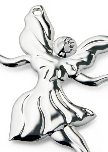 Dancing angel Christmas 装饰品 7 cm - 银色-plated - Rosendahl