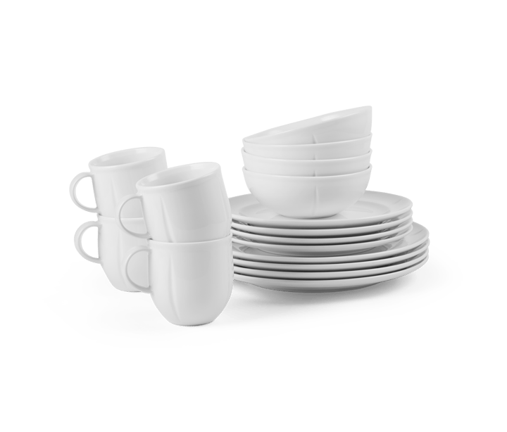 Grand Cru Soft dinnerware 套装 white 16-piece - 白色 - Rosendahl