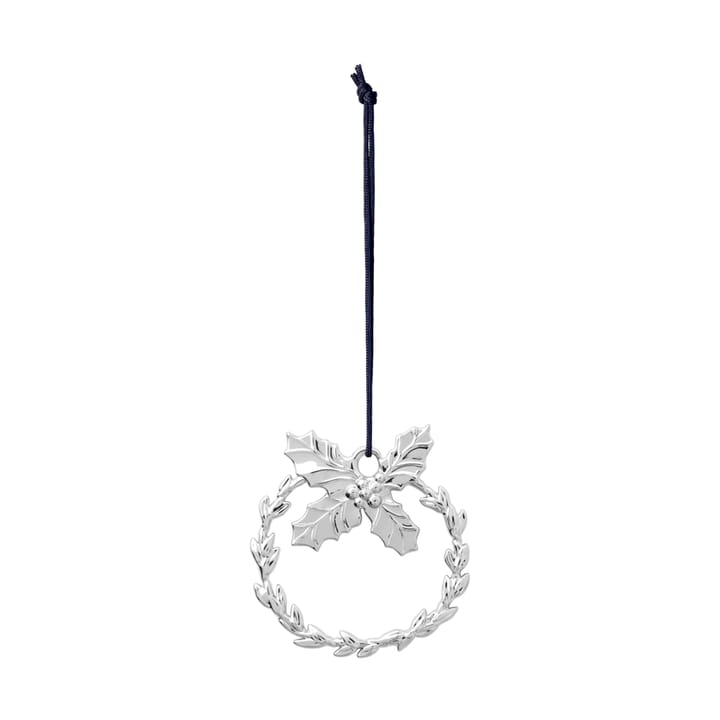 Karen Blixen Holly hanging 圣诞装饰, Silver plated Rosendahl