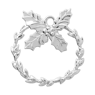 Karen Blixen Holly hanging 圣诞装饰 - Silver plated - Rosendahl