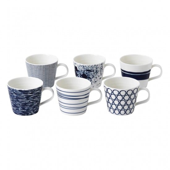 Pacific 马克杯 blue 6 pieces - small - Royal Doulton