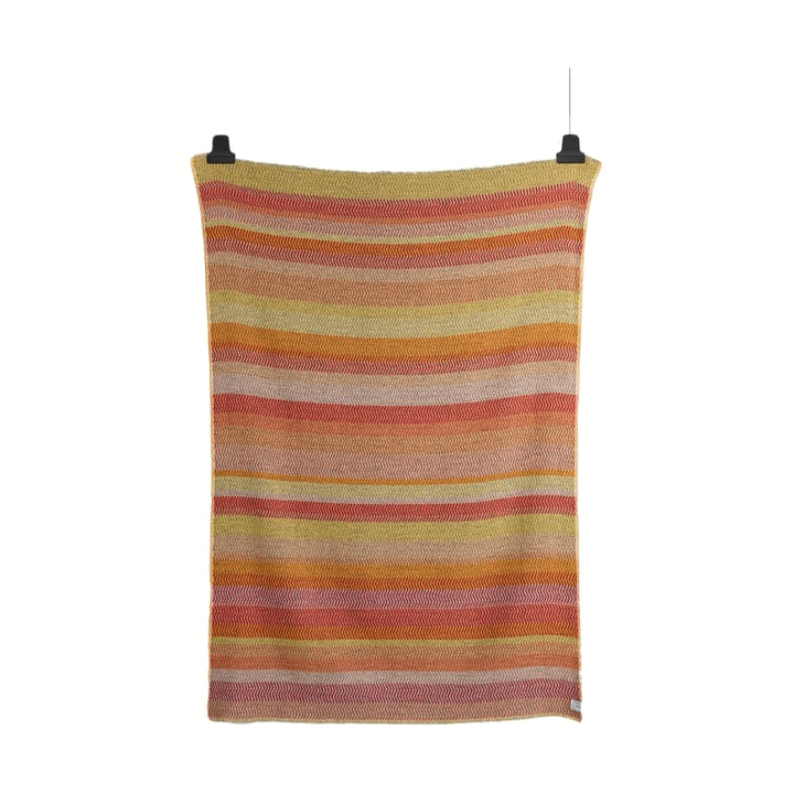 Fri 条纹 羊羔毛毯子 150x200 cm - Summer 红色 - Røros Tweed