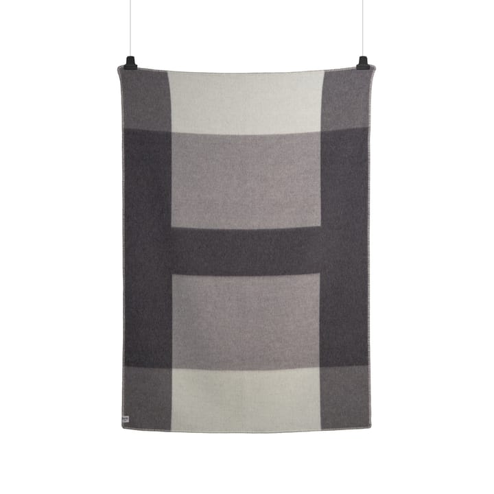 Syndin 彩色方块 羊羔毛毯子 135x200 cm - Slate - Røros Tweed