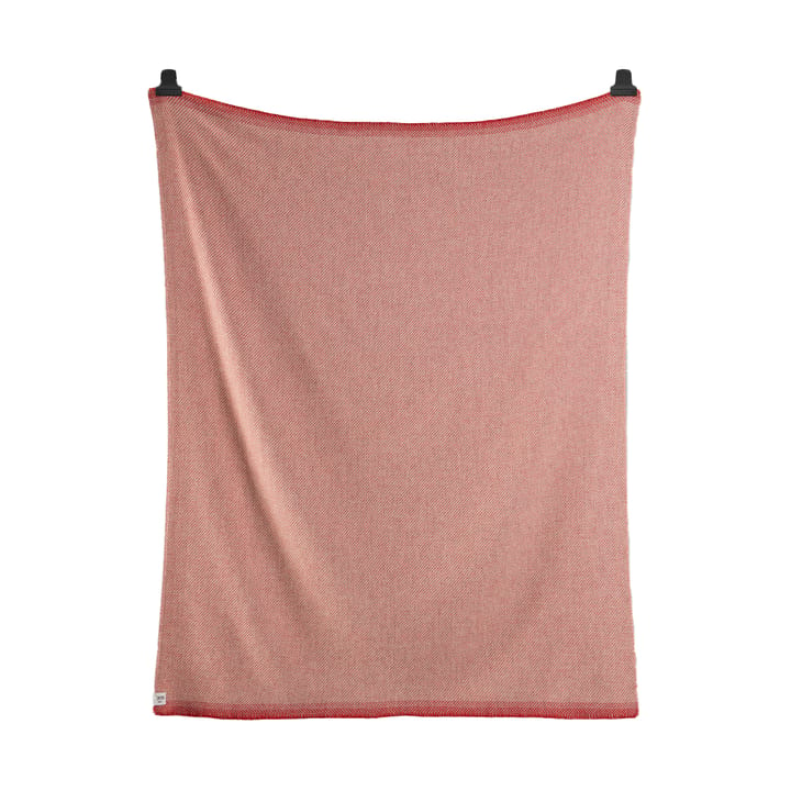 Una 巫娜 纯色羊羔毛毯子 150x200 cm - 浅红色 - Røros Tweed