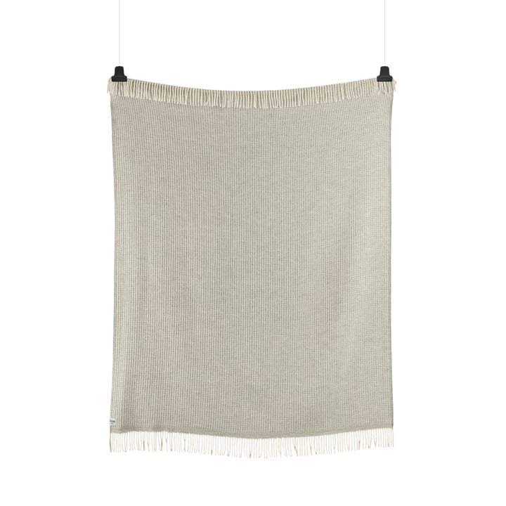 Vega 纯色流苏 羊羔毛毯子 150x210 cm - 灰色 - Røros Tweed